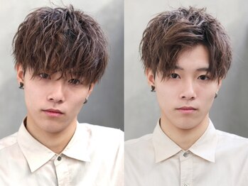 エイル アメ村(Eir)の写真/【完全マンツーマン施術*プライベート空間】メンズカット¥2,500~/カラー特化サロン◎ハイライトもお任せ