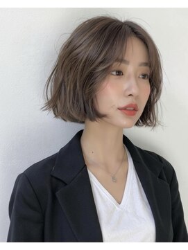 ライズ ネックス ザ サロン 渋谷(LIZE nex the salon) 韓国ボブ［#渋谷駅 #韓国 #髪質改善 #ボブ #レイヤー］