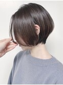 【morio 原宿】大人　お顔　ショートボブ　グレージュ