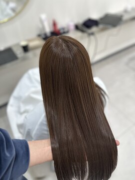 ナンバー エリュン 秋田店(N°Elune) ケアカラーショコラグレージュ