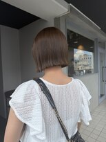 ヌル ヘア デザイン(nullus hair desigh)&nbsp;【nullus ai】まろやかブラウン × プツッとボブ