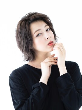 ロージーバイフーガヘアー 元住吉店(Rosy by FUGAhair) 冬のかきあげバング×外ハネボブ