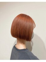 リグフクオカ(L.I.G fukuoka)&nbsp;【L.I.G fukuoka】フレッシュオレンジ×ミニボブ