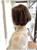 大人ショートボブ☆透明感アッシュ20代30代40代