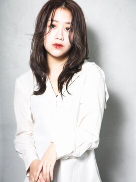 ペスカ 博多駅前店(pesca) pesca博多駅前店/小顔/オリーブカラー/セミウェットウェーブ