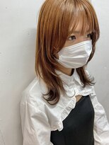 アイリー 名古屋(A/LEE)&nbsp;ウルフカット×ブリーチカラー