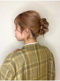 20代/30代/40代/ルーズアップ/編み下ろし/ヘアアレンジ/編み込み