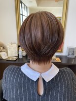 アゲート(agete)&nbsp;ショート×ベージュ