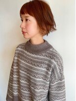 トップヘアーラウンジ 知立(TOP HAIR Lounge) 短めバングが可愛い!ショートボブヘアー