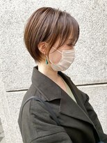 フェイバー 赤坂店(FAVOR)&nbsp;パーソナルカラー診断　スプリング柔らかいショートボブスタイル