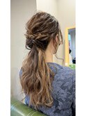 ヘアアレンジ/ヘアセット/お呼ばれアレンジ/20代/30代/40代