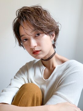 アイティーバイアルバム 下北沢店(IT by ALBUM) ハンサムショート_アースカラーくびれヘアツートンカラー_9103