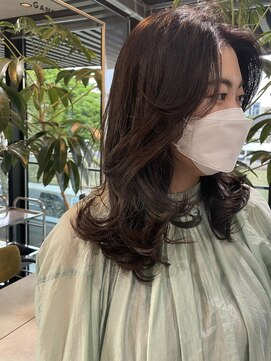 ガニー 流山おおたかの森(GANNI) カーキグレージュ×鎖骨くびレイヤー