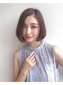 【リュドール名駅】春めくフワ揺れボブ