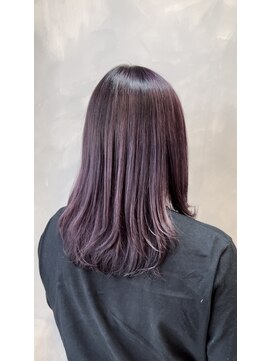 アグ ヘアー ロイグ 郡山店(Agu hair roaig) 【Deep purple color】ケアブリーチ☆ULTOWAトリートメント