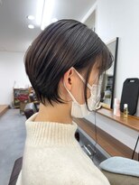 ランプ(Lamp) 【白髪染め可】ボブショート ビフォアー&アフター/白髪ぼかし