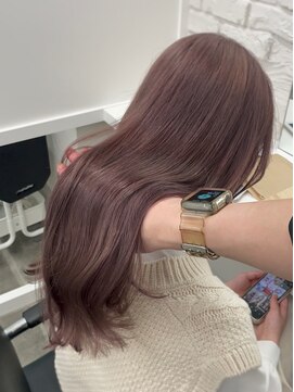 リアン バイ キートス(Lien by kiitos) ピンクグレージュ/ラベンダー/夏カラー/学割u24/透明感/サラ艶