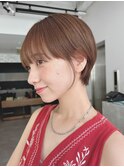 顔まわりスッキリマッシュショート