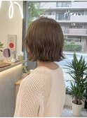 抜け感ボブ/ベージュカラー/SHEERalun新小岩店
