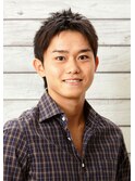 爽やかｘアップバング