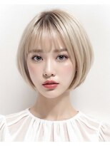 アベックプレジール 海老津店(AVEC PLAISIR)&nbsp;ハイトーンショートボブ