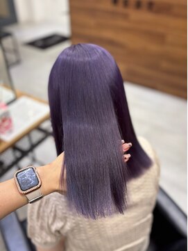 ネクスト 池袋(NEXT) 艶感/セミロング/パープルカラー