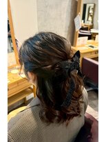 アフィナー(Afinar) 【横浜/横浜駅】リボンで魅せる上品ハーフアップ