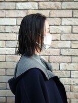 アナンダ(ananda) 外ハネボブ+縮毛矯正+トリートメント