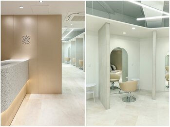 カノイ 銀座中央通り(KANOI)の写真/全席半個室◎ゆとりあるパーソナル空間で、あなただけの似合わせ美容体験◎！