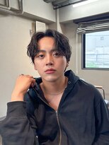 覇気(HAKI) 前髪上げシャドウパーマ