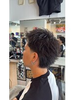 ザセカンドイーストサイドバーバーショップ(The Second EAST SIDE BARBER SHOP) mallet taper spiker short