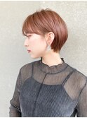 ハンサムショート/丸みショートボブ/20代30代40代50代/顔周り