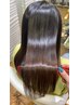 人気No2【うる艶◎】カット縮毛矯正＋髪質改善トリートメント15％off※