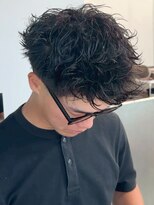 セプト 博多(SEPT.) 無造作ヘア メンズパーマ ニュアンスパーマ 黒髪ショート