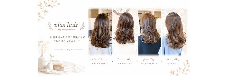 ヴィアスヘアー(vias hair)のサロンヘッダー