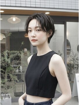 キビト(kibito) 新宿若松河田曙橋ハンサムショートパーマ毛流れパーマ20代30代