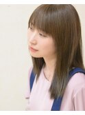 【セミロング】カラーとトリートメントで魅せるサラサラスタイル