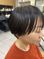 ペネロープ(Penelope)&nbsp;タイトハンサムショート　オリーブカラー　艶カラー　YACHI