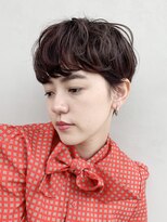 アルバム 銀座(ALBUM GINZA)&nbsp;くせ毛風ショート_ウォーターフォール毛先パーマ_46458