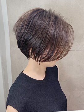 アヴァロン(AVALON) 【mag  ginza】立体感くびれショートボブ×ハイライトカラー