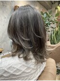【 t o t . 】ハイライトxミディアムヘア☆20代30代40代に♪