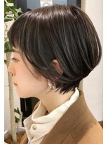 ネックス 表参道本店(nex)&nbsp;nex 表参道　ショート　大人ハイライト　白髪