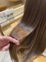 ハピネス 河原町店(Happiness)&nbsp;髪質改善 レイヤーカット ベージュ グレージュ 20代 30代 40代