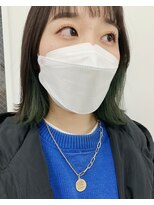 キー(kii)&nbsp;ポイントカラー　インナーカラー　福岡　天神　薬院　今泉