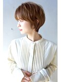 くびれヘア/小顔ヘア/エッジショート/フォギーブラウン 北千住5