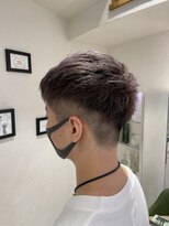 エクリ シセイドウ 麻布十番店(equri×SHISEIDO)&nbsp;【麻布十番】刈り上げバリーショート　ラベンダーグレー