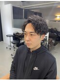 ツイスパ/波巻きパーマ/メンズパーマ