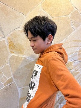 アンドアート(andArt) メンズ波打ちアップバング