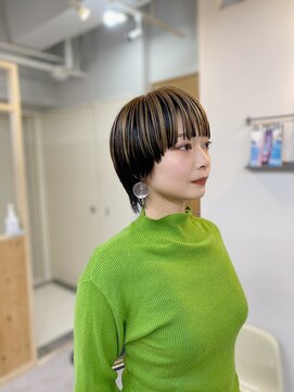 アンドチル 渋谷(AND CHILL) マッシュウルフ/アンブレラカラー/逆インナーカラー 渋谷