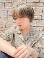 サンド 鹿児島中央(sand)&nbsp;黒髪/グレーベージュ/レイヤーロング/前髪パーマ[鹿児島駅]